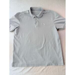 Tommy Bahama Mens Polo Size Large Athletic Striped Blue Golf Shirt